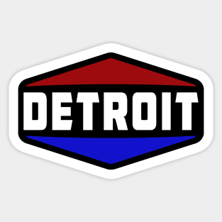 Detroit Michigan Sticker